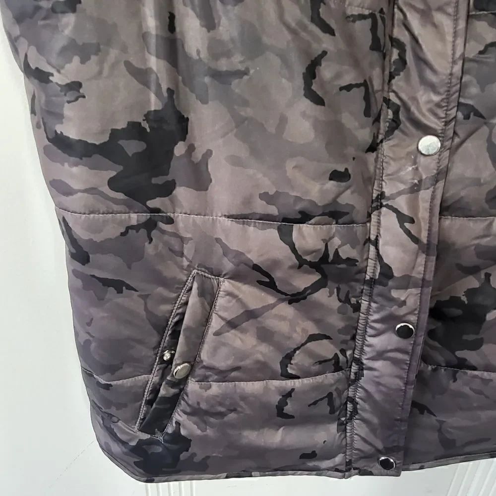 Plus Size Style & Co. Camo Puffer Vest - Picture 8 of 8